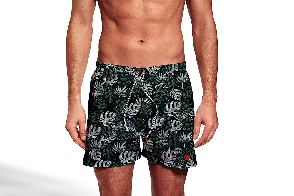 Shorts Regular Estampada Floresta Floriant
