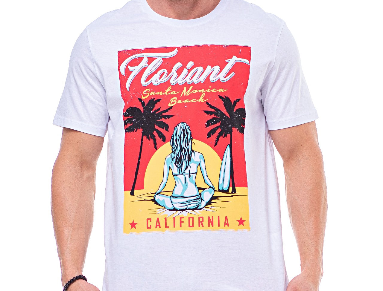 Camiseta Manga Curta Tradicional Por Do Sol Floriant