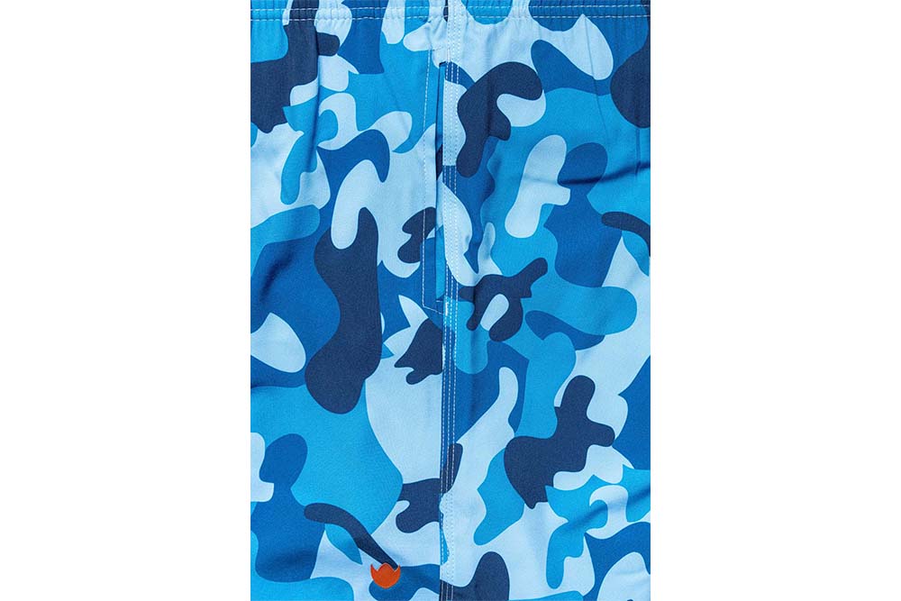 Shorts Regular Camuflado Azul Floriant
