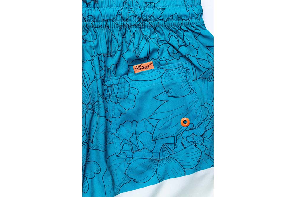 Shorts Regular Estampada Listra Floral Floriant