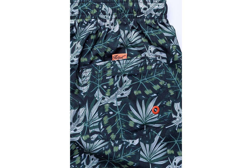 Shorts Regular Estampada Floresta Floriant