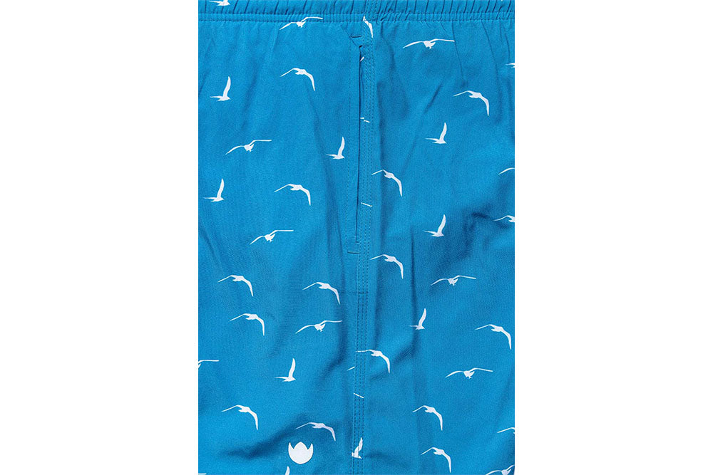 Shorts Regular Estampada Gaivota Floriant