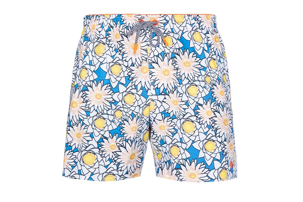 Shorts Regular Estampada Margaridas Floriant