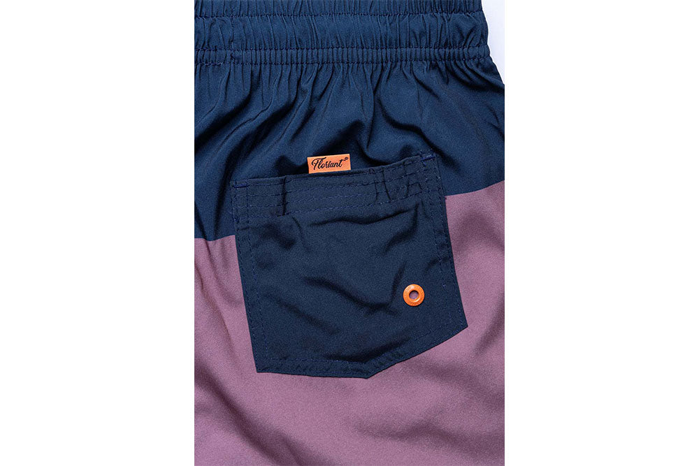 Shorts Regular Estampada Tri-Color Listra Floriant