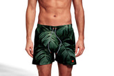 Shorts Regular Estampada Folhas De Adao Floriant