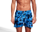 Shorts Regular Camuflado Azul Floriant