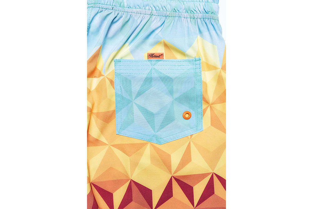 Shorts Regular Estampada Espelho Floriant