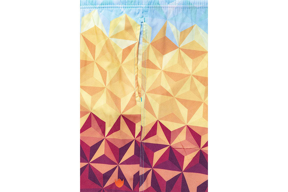 Shorts Regular Estampada Espelho Floriant