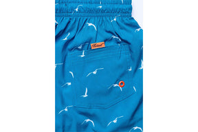 Shorts Regular Estampada Gaivota Floriant