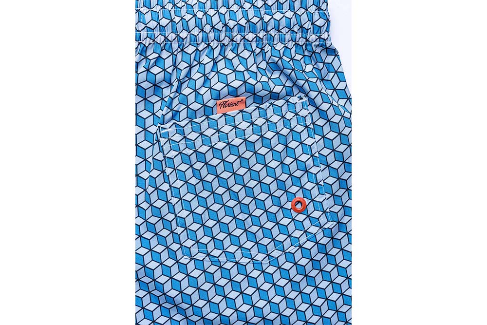 Shorts Regular Estampada Geometrico Floriant