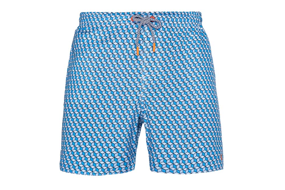 Shorts Regular Estampada Geometrico Floriant
