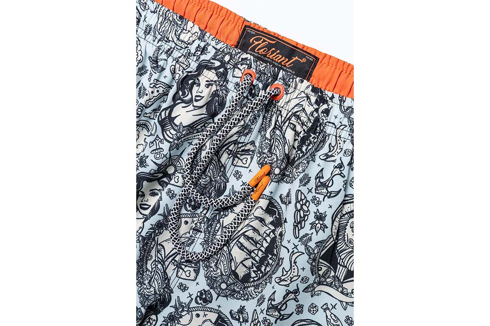 Shorts Regular Estampada Navegaçao Floriant