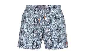 Shorts Regular Estampada Navegaçao Floriant