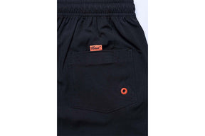 Shorts Regular Liso Negrito Floriant