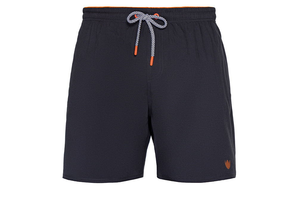 Shorts Regular Liso Negrito Floriant