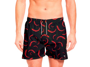 Shorts Regular Estampada Pimenta Floriant